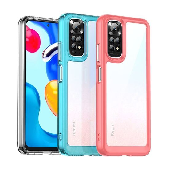 Outer Space Case maska, Xiaomi Redmi Note 11, crveni