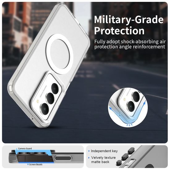 Techsuit CandyCase MagSafe, Xiaomi Redmi 15 4G / 5G, λευκό