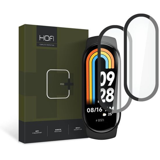 Hofi Film HydroFlex Pro+ 2 buc, Xiaomi Smart Band 8 / 8 NFC, negru