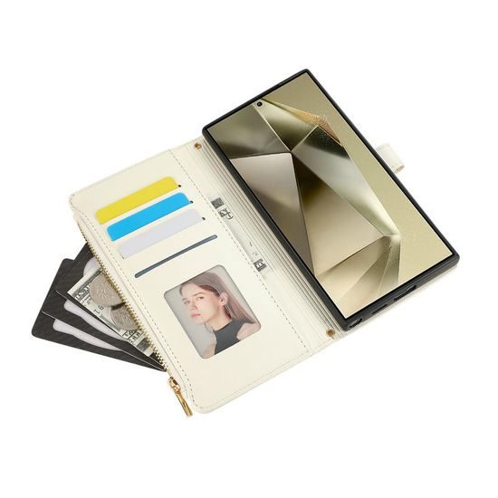 Θήκη Glamour, Samsung Galaxy S25 Ultra, λευκή