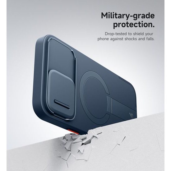 Suritch MagSafe Kickstand Camprotector Θήκη iPhone 12 Pro Max / 13 Pro Max, μπλε