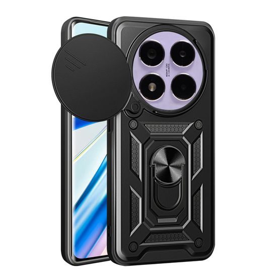 Techsuit CamShield, Xiaomi Redmi Note 14 Pro 5G / Poco X7, μαύρο