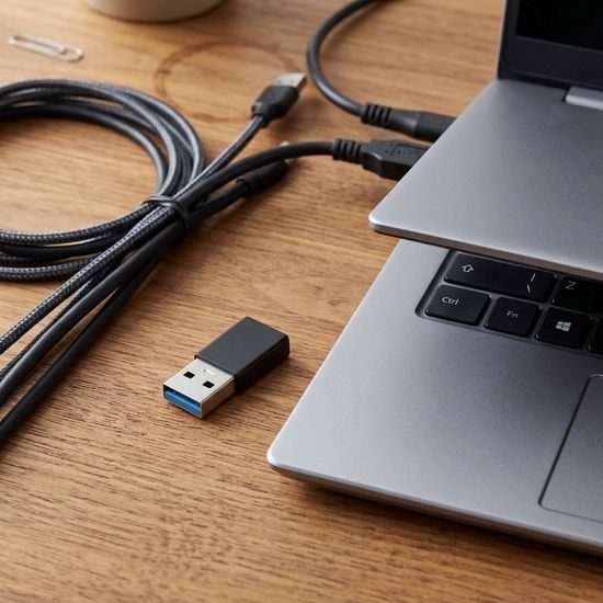 Adaptor BlueStar USB-C - USB-A, negru
