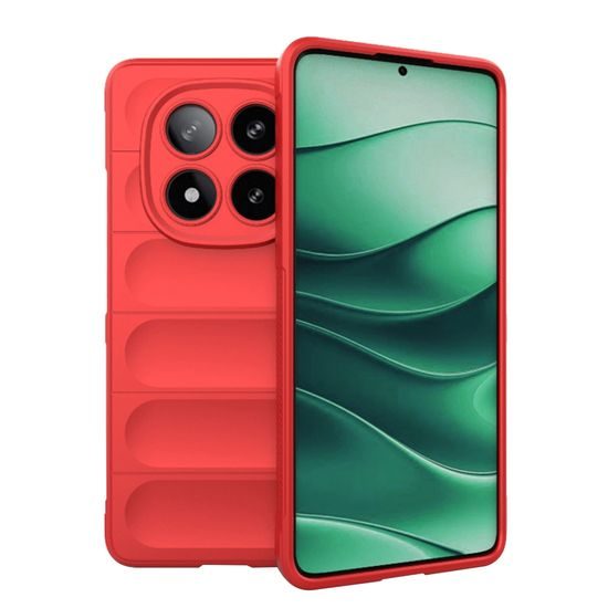 Magic Shield obal, Xiaomi Redmi Note 14 Pro 5G / Poco X7, červený