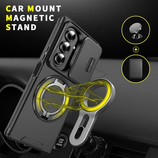 Husă Camslide Stand, Samsung Galaxy Z Fold 8 Ultra, negru