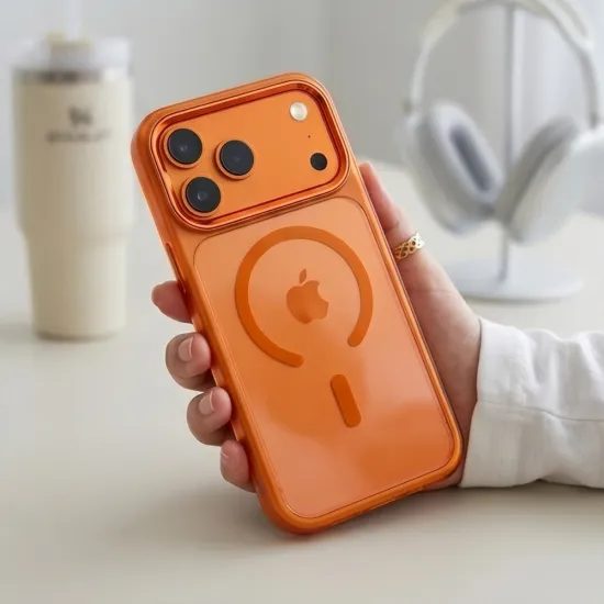 Tech-Protect MagMat MagSafe CC ümbris iPhone 17 Pro / 18 Pro – oranž