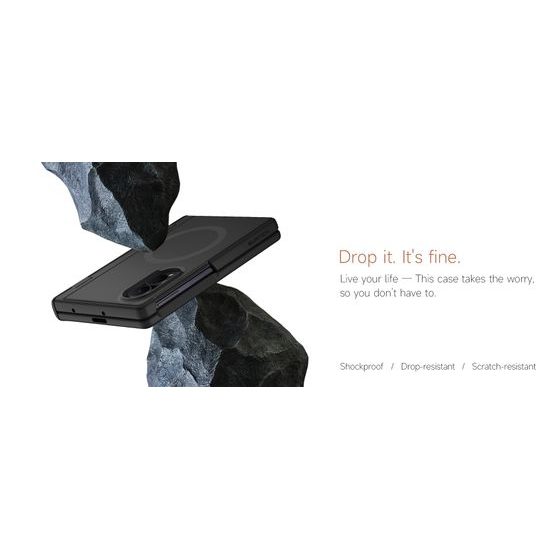 Samsung Galaxy Fold 8 vāciņš ar MagSafe – Suritch aizsargvāciņš melns