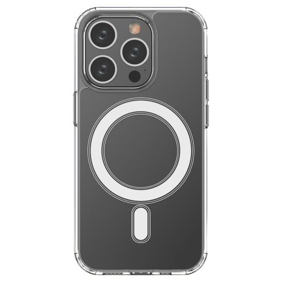 Clear Magnetic Case MagSafe, iPhone 15 Pro, átlátszó
