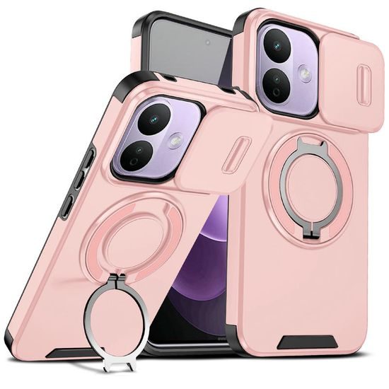 Camslide Stand obal, Xiaomi Redmi Note 17 Pro 5G / Note 17 Pro Max 5G, růžový