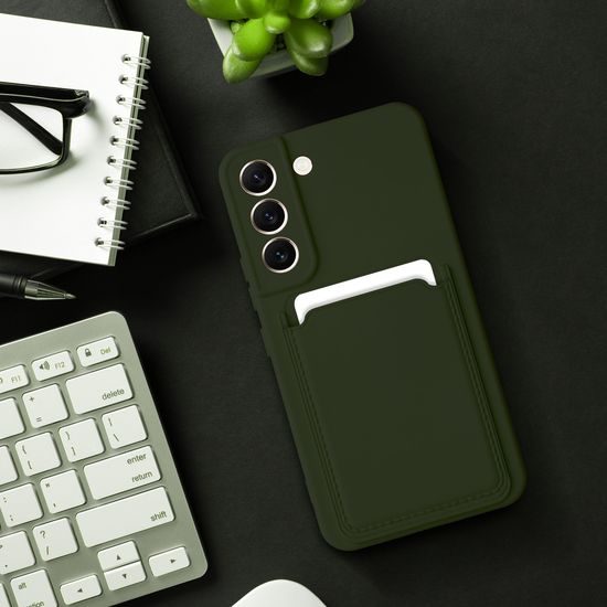 Card Case obal, Samsung Galaxy A54 5G, zelený