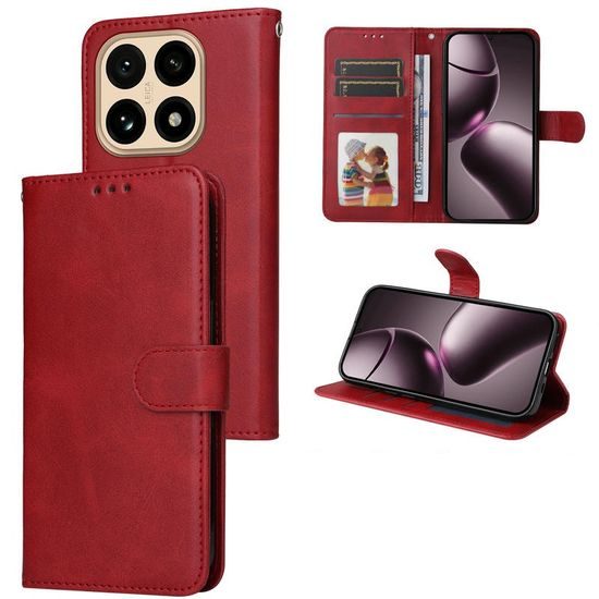 Θήκη Magnet, Xiaomi 15T, κόκκινη