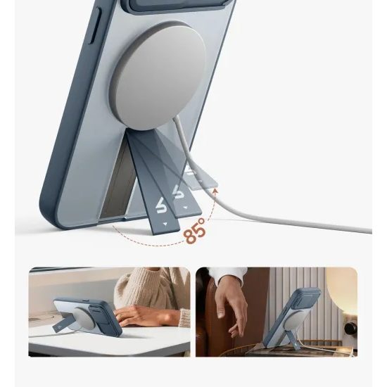 Husă Suritch MagSafe Shockproof, iPhone 13 / 14, albastră