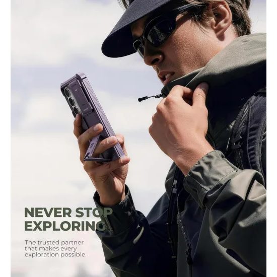 Dexnor 360 Kickstand Camprotector θήκη Samsung Galaxy S26 Ultra, μωβ