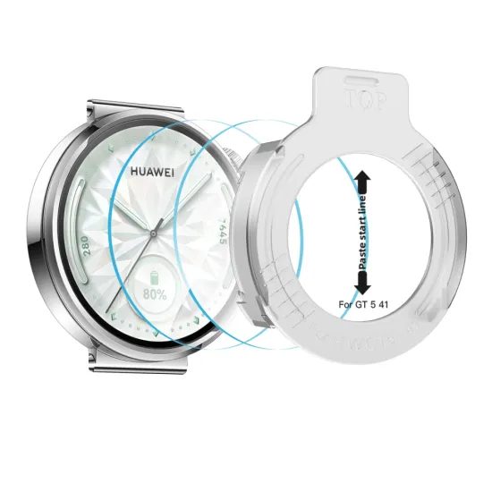 Tech-Protect Σκληρυμένο γυαλί Easy Set+, Huawei Watch GT 5 (41 mm), 2 τεμάχια