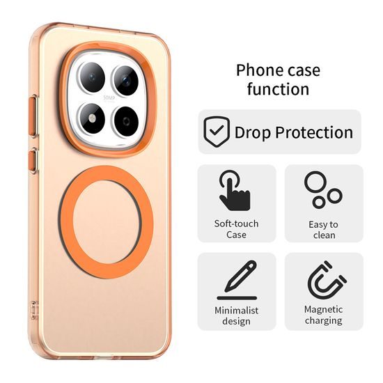 Techsuit CandyCase MagSafe, Xiaomi Redmi Note 15 Pro 5G, оранжев