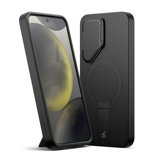 Suritch MagSafe Kickstand Camprotector Θήκη Samsung Galaxy S25, Μαύρη