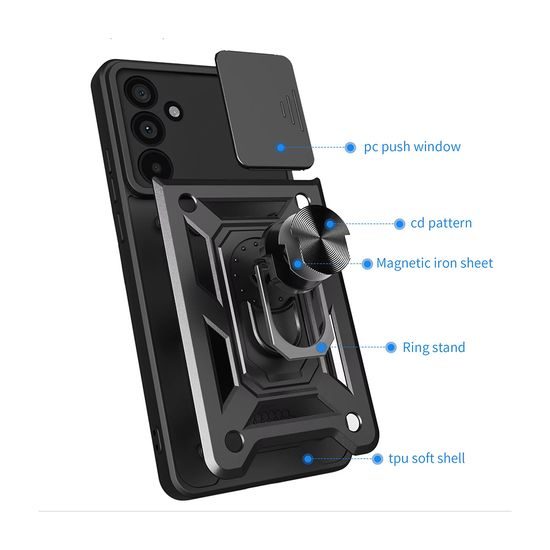 JP CamShield, Samsung Galaxy A17, μαύρο