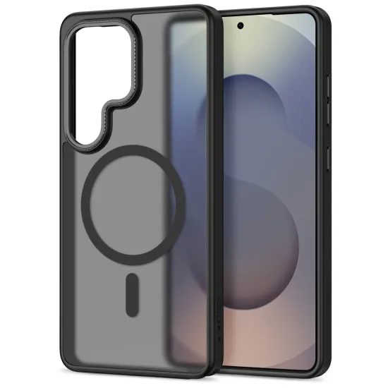 Tech-Protect MagCam Hoesje - MagSafe geschikt - met Camera Cover - voor Samsung Galaxy S26 Ultra - Zwart Mat