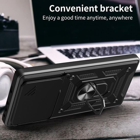 Techsuit CamShield, Xiaomi Redmi Note 14 5G, μαύρο