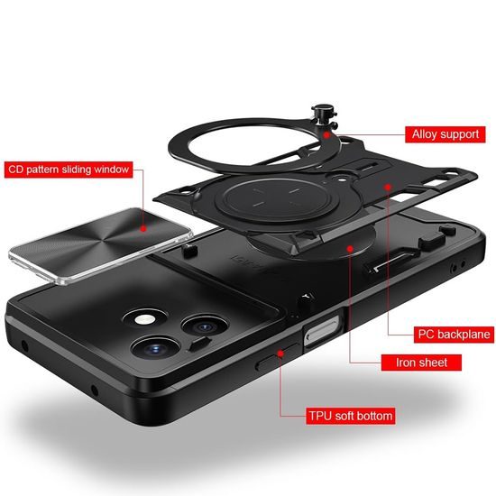Techsuit CamGuard Pro, Honor X8d, černý