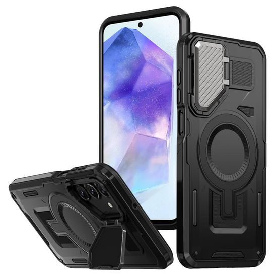 Techsuit CamVault MagSafe, Samsung Galaxy A55 5G, μαύρο