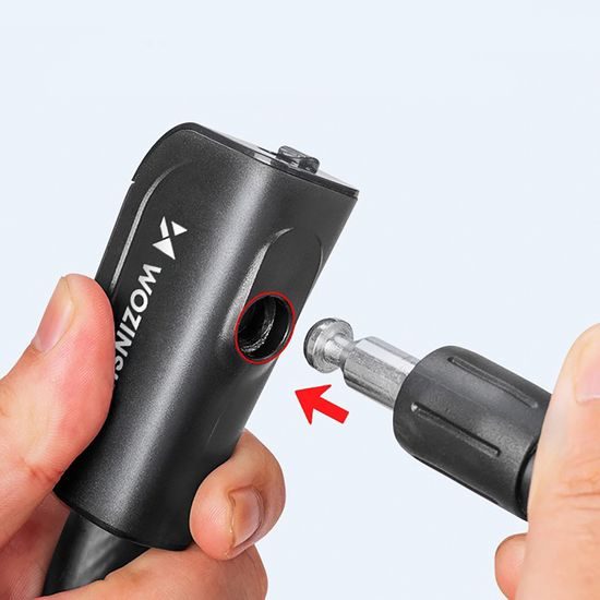 Wozinsky WPB-01R Prenosna ključavnica za kolo, črna