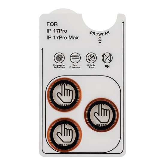 OBAL:ME Zaščita leč za iPhone 17 Pro / 17 Pro Max, oranžna