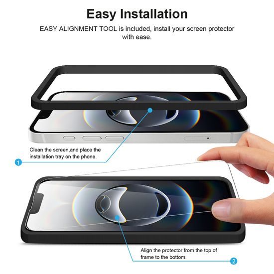 JP Mega Pack Προστατευτικών Γυαλιών, 3 γυαλιά για τηλέφωνο με εφαρμογέα + 2 γυαλιά για φακό, iPhone 16e