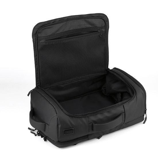 JP Rucksack B08 - 50x30x20 cm - Alltagsrucksack mit verstellbaren Schultergurten - Schwarz