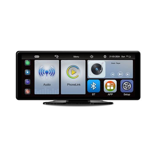 10,26" CarPlay zaslon za auto s bežičnim Apple CarPlay i Android Auto s 4K kamerom i stražnjom Full HD kamerom