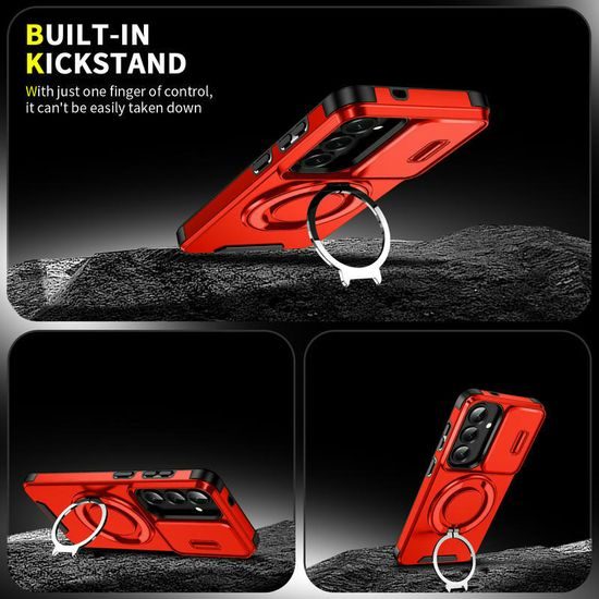 Θήκη Camslide Stand, Samsung Galaxy S26, κόκκινη