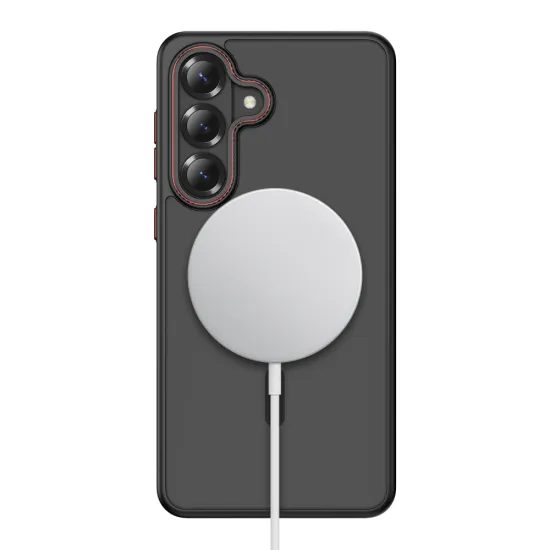 Tech-Protect MagCam MagSafe, Samsung Galaxy S26 Plus, červenočerný