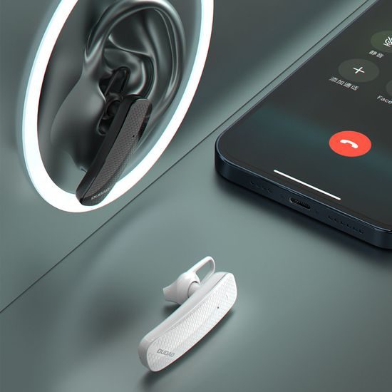 Dudao U7X Brezžične slušalke Bluetooth z mikrofonom, HandsFree, bele