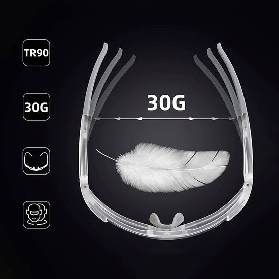 Rockbros SP291 Kolesarska očala s fotokromatičnimi lečami UV400, bela