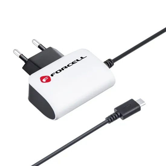 Forcell hálózati töltő Micro USB, 1A, 1.2 m