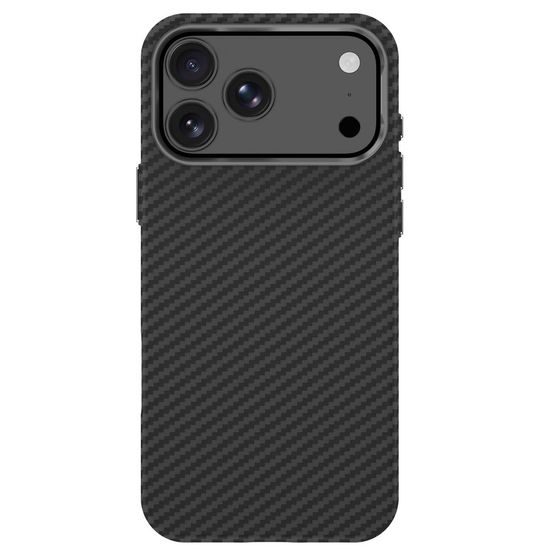 Tech-Protect Ion Carbon MagSafe, iPhone 17 Pro Max / 18 Pro Max, μαύρο-ασημί