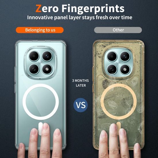 Magsafe prozirna maska, Xiaomi Redmi Note 15 4G, prozirna