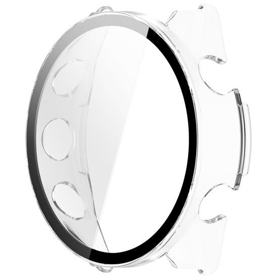 Techsuit Defense360 Pro Schutzhülle für Garmin Forerunner 70 / Forerunner 170 - Gehärtetes Displayschutzglas - Transparent