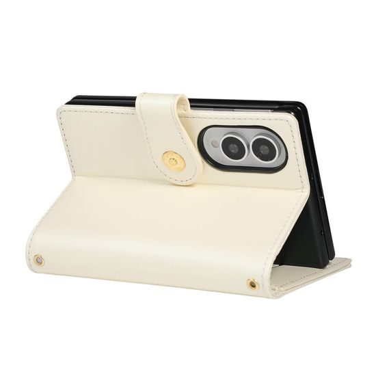 Husa Glamour, Samsung Galaxy Z Fold 8, albă