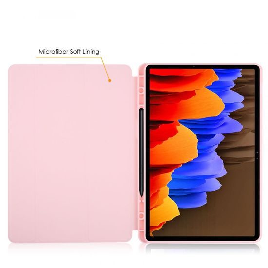 Husă Tech-Protect SC Pen pentru Samsung Tab S7 FE 5G 12.4" T730 / T736B, roz