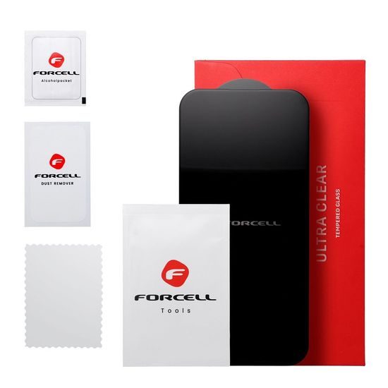 Forcell Ultra Clear σκληρυμένο γυαλί, Samsung Galaxy A57, μαύρο