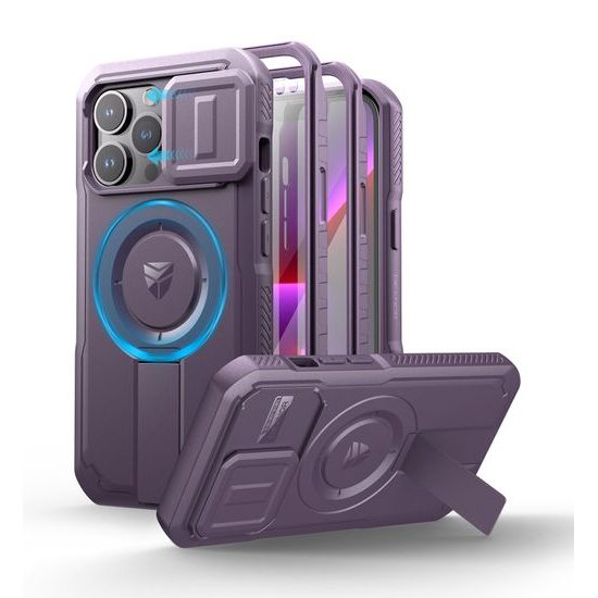 Dexnor MagSafe 360 Kickstand Προστατευτική Θήκη iPhone 13 / 14, Μωβ