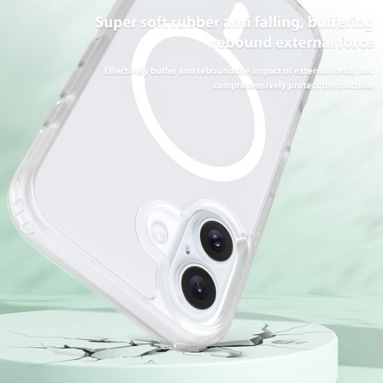 JP MagFit Colour MagSafe tok N52 mágnessel, iPhone 16, fehér