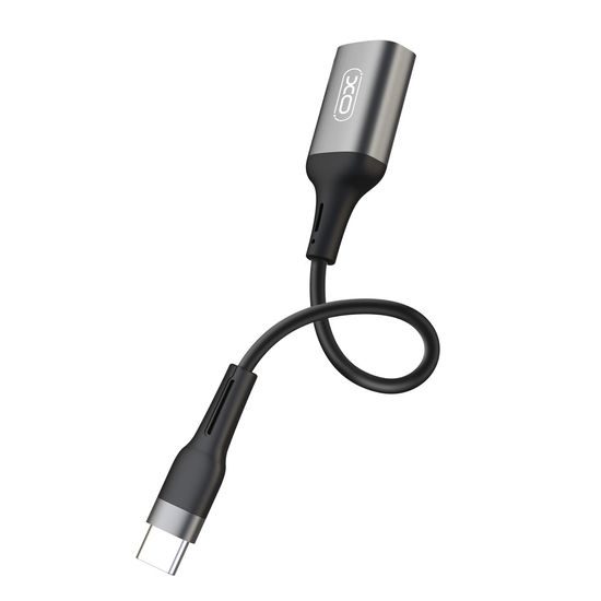 XO NB201 USB naar USB-C Adapter - Zwart