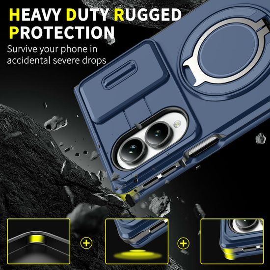 Etui Camslide Stand, Samsung Galaxy Z Fold 8, niebieskie