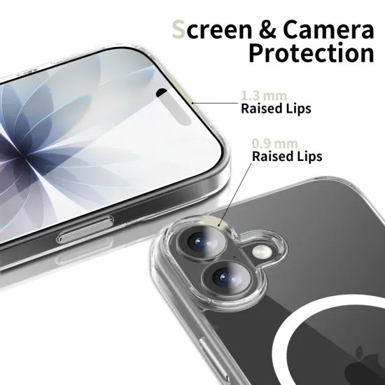 Tech-Protect Flexair Hybrid MagSafe CC, iPhone 17, διαφανές