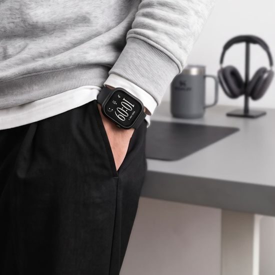 Tech-Protect Defense 2 kusy, Apple Watch 12 (42 mm), čierny a priehľadný