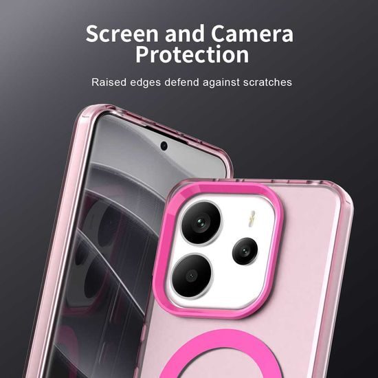 Techsuit CandyCase MagSafe, Xiaomi Redmi Note 14 4G (Regional), ροζ