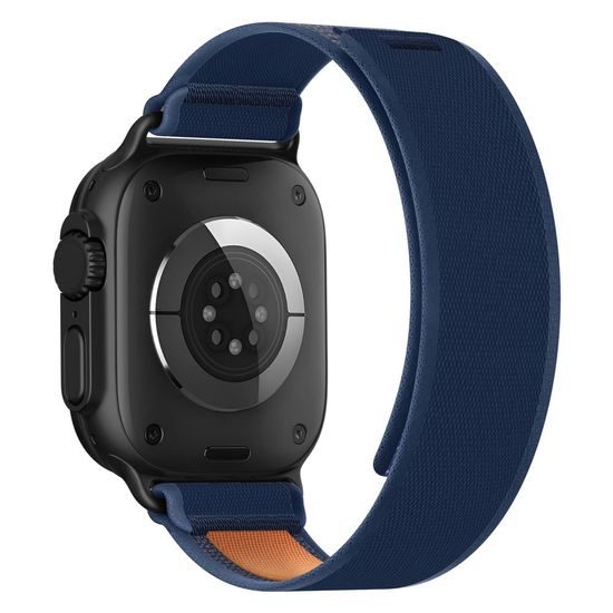 Tech-Protect Nylon Elite Apple Watch 8 / 9 / 10 / 11 / 12 / SE / Ultra (44 / 45 / 46 / 49) mm, modro-oranžový