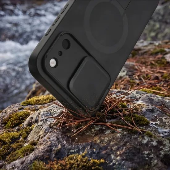 Tech-Protect Kevlar Aura MagSafe puzdro, iPhone 17 Pro / 18 Pro, čierne